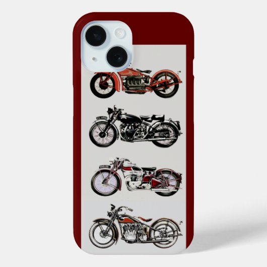 MOTORFIETSEN, rood Case-Mate iPhone Case (Achterkant)