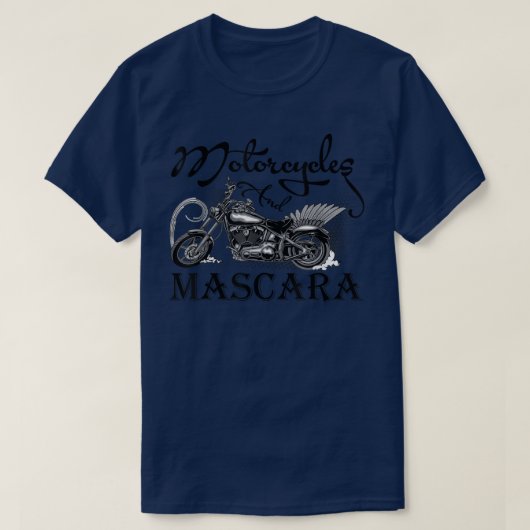 Motorfietsen voor vrouwen en Mascara CC T-shirt (Design voorkant)