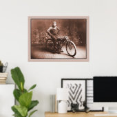 Motorfietsen: Winner 100 mi race, Norton KS Poster (Thuiskantoor)