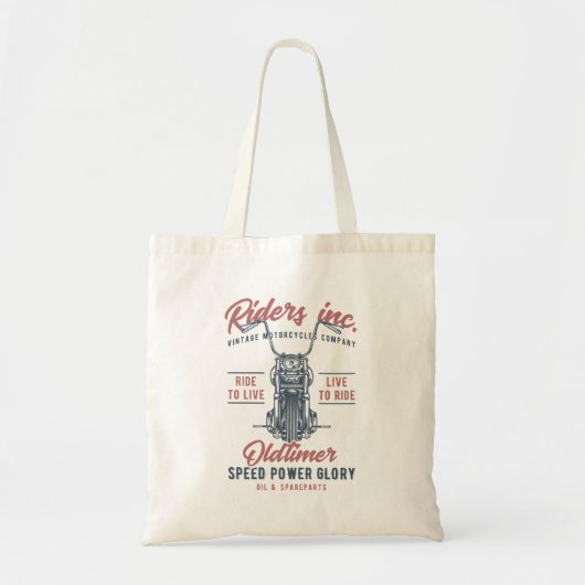  motorfietsenbedrijf tote bag (Voorkant)