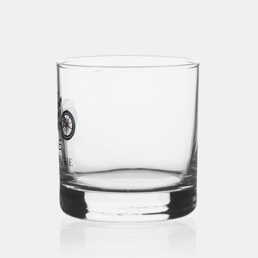 MotorfietsenGroomsman Vader van Groom Gift Whisky Glas (Links)