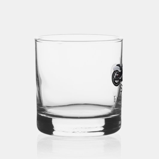 MotorfietsenGroomsman Vader van Groom Gift Whisky Glas (Rechts)