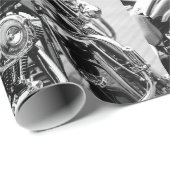 Motorfietsenrijders rijwielen - Gegevens Cadeaupapier (Rol Hoek)