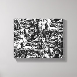Motorfietsenrijders rijwielen - Gegevens Canvas Afdruk
