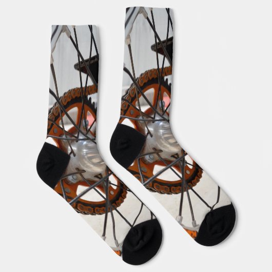 Motorfietsenwiel, Sokken voor volledige afdruk (Rechts)