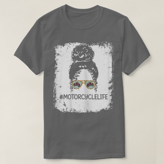 Motorfietser Accessoires motorrijder T-shirt (Design voorkant)