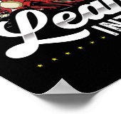 Motorfietser als live je een curve geeft poster (Hoek)