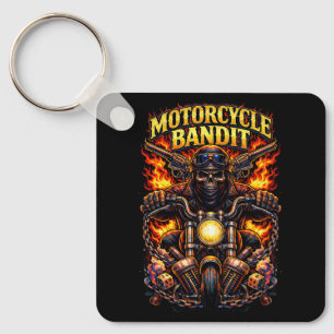 Motorfietser Bandiet Sleutelhanger