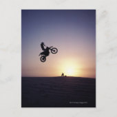 Motorfietser Briefkaart (Voorkant)