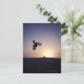 Motorfietser Briefkaart (Staand voorkant)