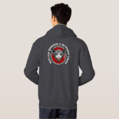Motorfietser enthousiast pullover hoodie (Achterkant volledig)