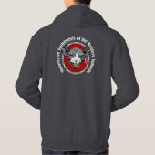 Motorfietser enthousiast pullover hoodie (Achterkant)