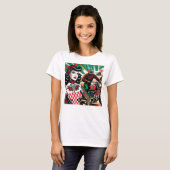 Motorfietser Girl T-shirt (Voorkant volledig)