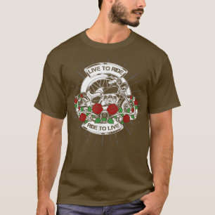  motorfietser Motocross live naar Ride Ri T-shirt