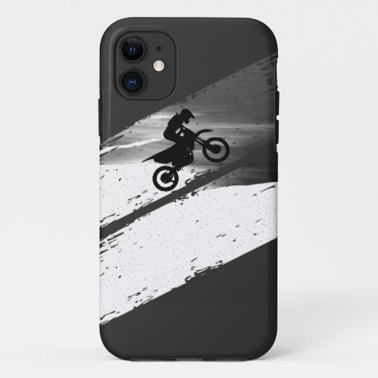motorfietser motorrijder die op motocross rijdt sp Case-Mate iPhone case (Achterkant)