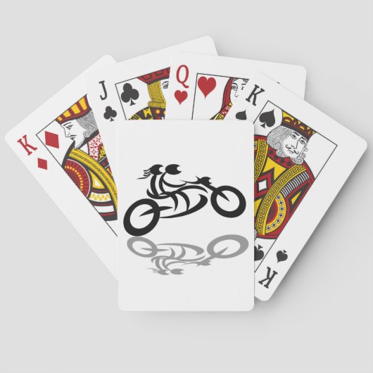 Motorfietser Poker Cards Pokerkaarten (Achterkant)