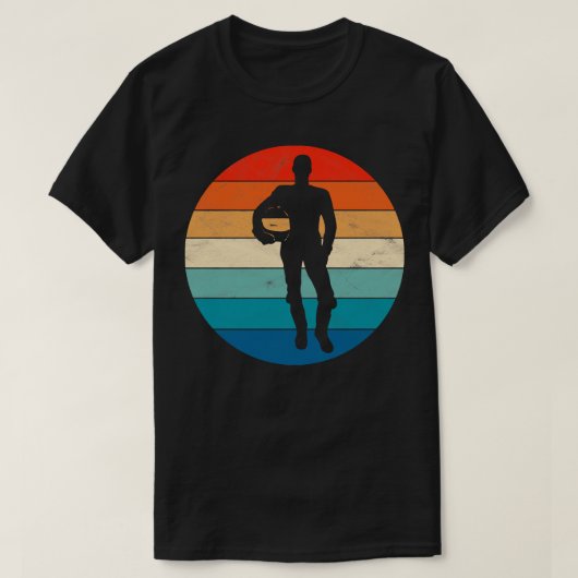 Motorfietser Rider T-shirt (Design voorkant)