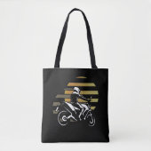 Motorfietser Tote Bag (Voorkant)