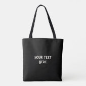 Motorfietser Tote Bag (Achterkant)