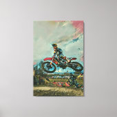 Motorfietsgeschenken Canvas Afdruk (Voorkant)