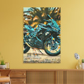 Motorfietsgeschenken Canvas Afdruk (Insitu (Woonkamer))