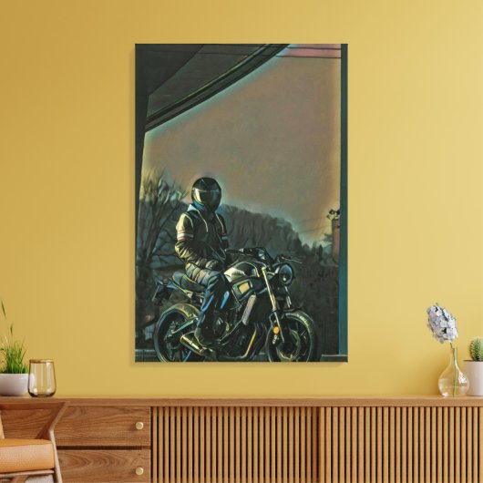 Motorfietsgeschenken Canvas Afdruk (Insitu (Woonkamer))