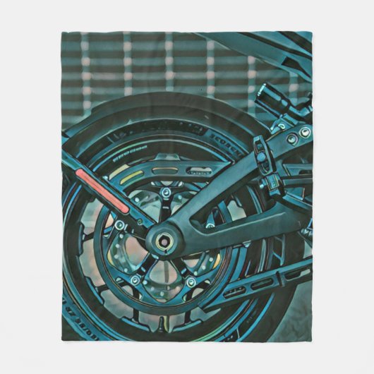 Motorfietsgeschenken Fleece Deken (Voorkant)