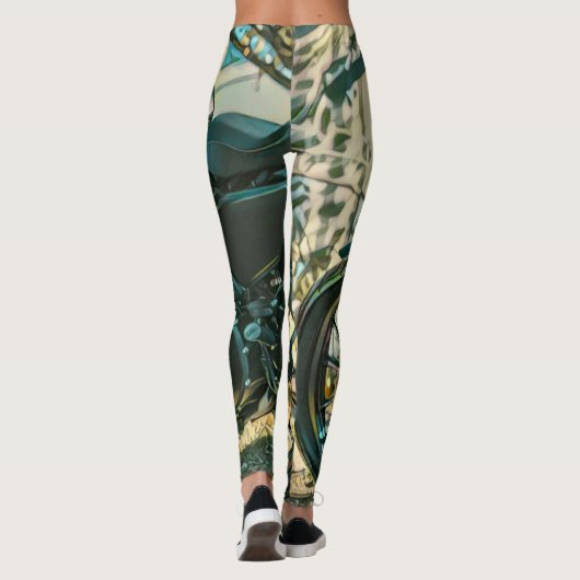 Motorfietsgeschenken Leggings (Achterkant)