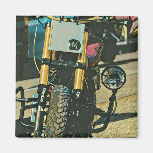 Motorfietsgeschenken Magneet (Voorkant)