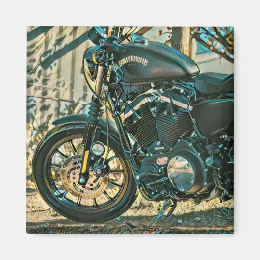 Motorfietsgeschenken Magneet (Voorkant)