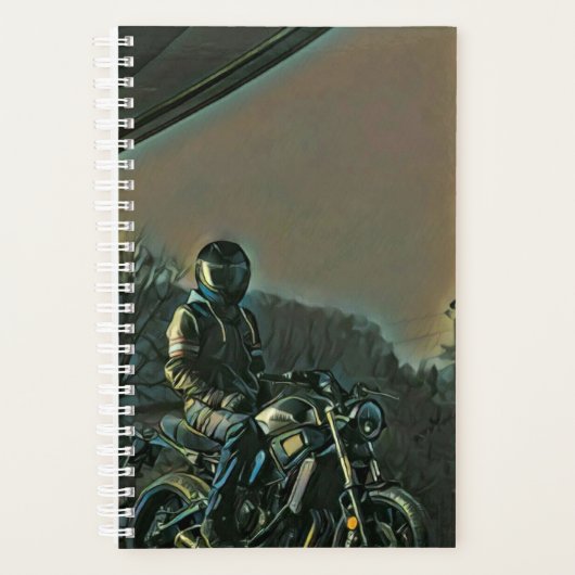 Motorfietsgeschenken Planner (Voorkant)