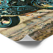 Motorfietsgeschenken Poster (Hoek)