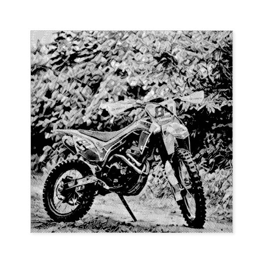 Motorfietsgeschenken Rubberstempel (Afrduk)