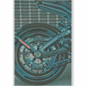 Motorfietsgeschenken Sticker (Voorkant)