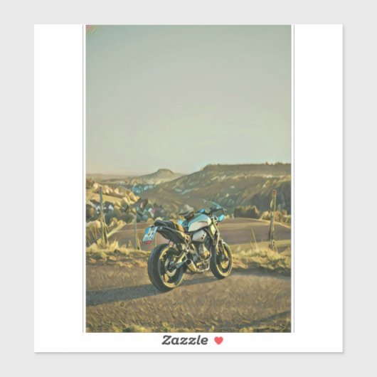 Motorfietsgeschenken Sticker (Vel)