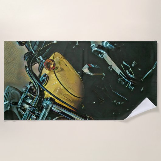 Motorfietsgeschenken Strandlaken (Voorkant)