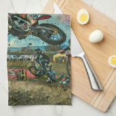 Motorfietsgeschenken Theedoek (Quarter Fold)