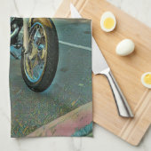 Motorfietsgeschenken Theedoek (Quarter Fold)