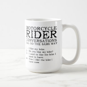 Motorfietsgesprekken Funny Mug Koffiemok