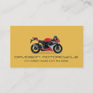 Motorfietshandel Autodealer Dealerschap Bedrijfska Visitekaartje