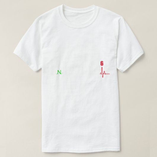 Motorfietshartslag - 1N23456 T-shirt (Design voorkant)