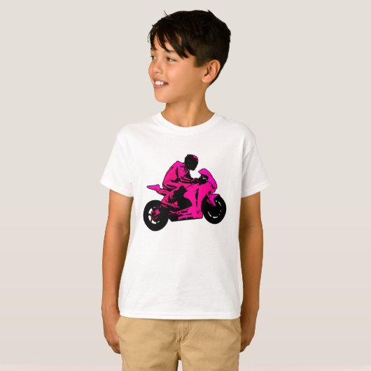 Motorfietshirt T-shirt (Voorkant volledig)