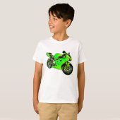 Motorfietshirt T-shirt (Voorkant volledig)