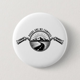 Motorfietshorizon Avontuur Ronde Button 5,7 Cm
