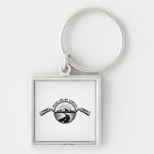 Motorfietshorizon Avontuur Sleutelhanger (Voorkant)