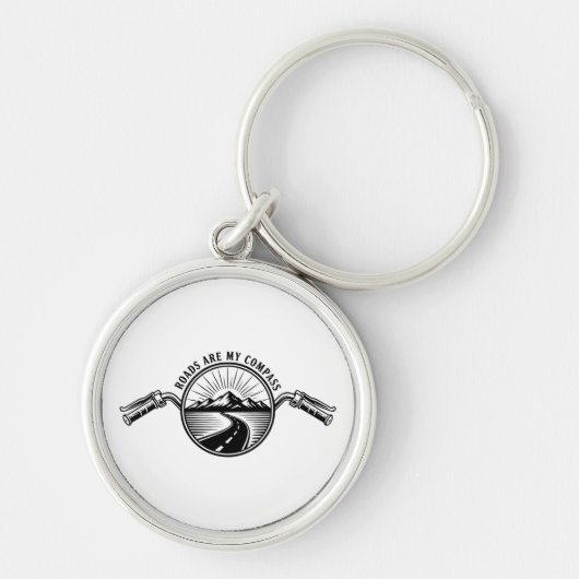 Motorfietshorizon Avontuur Sleutelhanger (Voorkant)