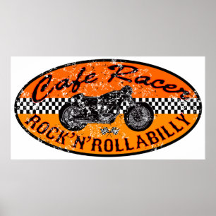 Motorfietskafracer Poster
