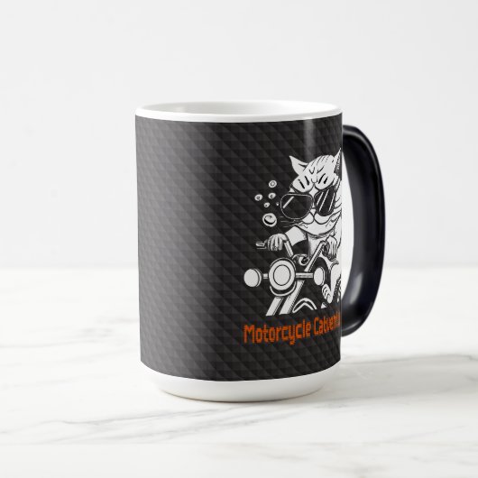 Motorfietskat - Motorcyclus Catventure Magische Mok (Voorkant rechts)