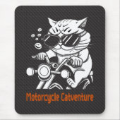 Motorfietskat - Motorcyclus Catventure Muismat (Voorkant)