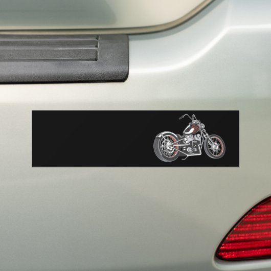 Motorfietskool 60s-luidspreker bumpersticker (Op auto)